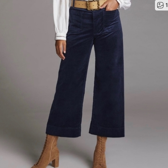 Anthropologie Pants - Maeve by Anthropologie Wide Leg Collette Corduroy Pants | Size 30
